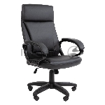 Кресло Chairman 794 LT черный, экокожа, 120 кг