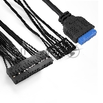 Компьютерный корпус Exegate EX284032RUS Minitower BA-203U Black, mATX, <без БП>, 2*USB+1*USB3.0, Audio