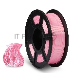 Филамент NVPrint Silk PLA+ Pink для 3D печати диаметр 1.75мм длина 330 метров масса 1 кг