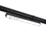 Светильник трековый светодиодный GL4201 BK черный IP20 12W 4200K 48V 305x22x45