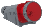 Розетка ОП Magnum 125А 200/346-240/415В 3P+PE+N 6ч ССИ-145 IP67 IEK PSN12-125-5, вид 2