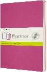 Блокнот Moleskine Cahier Journal, 120 стр, без разлиновки, розовый неон ch023d17