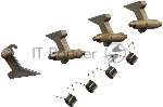 Сепаратор CET CET4009 (2A820530) для Kyocera FS-2000D/3900DN/4000DN/2020D/3920DN/4020DN