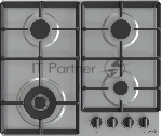 Газовая варочная поверхность Gorenje GW641EBX, 4 конфорки, нержавеющая сталь, 8150 Вт
