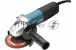 Угловая шлифовальная машина машина Makita 9557HNRK 840Вт 11000об/мин рез.шпин.:M14 d=115мм