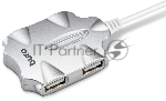 USB-концентратор Buro BU-HUB4-0.5-U2.0-Candy, USB 2.0, USB 4 порта, USB