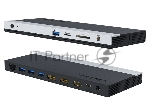 USB-концентратор Docking Station WAVLINK USB-C 4K Universal/85W PowerDelivery/2xUSB3.0/2xUSB2.0/1xUSB C/1xDP 4K 30HZ/1xHDMI 4K 30HZ/1xVGA/1xGigabit LAN/1xAudio In/Out/1xSD/Micro SD CardReader