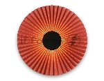 Настенный светильник Ambrella light LH72653 BK/RD черный/красный 6W 3000K D300*100