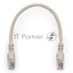 Патч-корд UTP, кат 5e, 0.25м с RJ45 серый