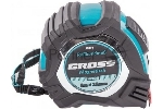 Рулетка Gross Magnetisch, 8 м х 25 мм, обрезин. корпус, автоматич. фиксация, нейлон. покр., магн. зацеп