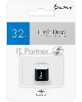 Флешка USB Smartbuy LARA Black (SB32GbLARA-K), 32Gb, USB 2.0, R/W 15/5, черный/белый