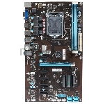 Материнская плата Esonic H81-BTC-KING, LGA 1150, Intel H81, 2xDDR3, 4xSATA, 1xPCIe 3.0 x16, 2xPCIe 2.0 x1, 1xVGA, 1xHDMI, 1x1Gb LAN, 2xUSB-A 5Gbps, 2xUSB-A 2.0, 7.1, ATX