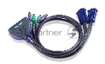 Переключатель электронный ATEN 2 PORT KVM SWITCH FOR PS2 W/0.9m
