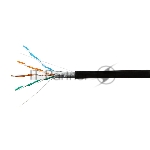 Кабель SkyNet Premium FTP outdoor 4x2x0,51, медный, FLUKE TEST, кат.5e, однож., 305 м, box, черный
