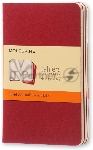 Блокнот Moleskine CAHIER JOURNAL CH121 XLarge 190х250 мм, обложка картон, 120 страниц, линейка, клюквенный (3 шт)