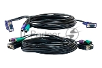 Кабель D-Link DKVM-CB/A4A 1.8м черный