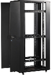 Шкаф 19" Business, 47U 800x1000, черный, передняя дв. перфорир., задняя дв. распашная перфорир.