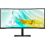 Монитор 34" Samsung ViewFinity S6 S34C650UAIXCI VA 3440x1440, 100 Гц, 5 мс, 21:9, 350 кд/м², 1xHDMI, 1xDP, 3xUSB, 1xUSB-C, 1xUSB-B, 1x3.5 мм, 2x5 Вт, изогнутый R1000, черный