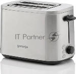 Тостер Gorenje T800DS нержавеющая сталь, 800 Вт, 2 слота