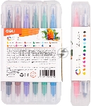 Фломастеры Deli EC151-12 Color Emotion 12 цветов, пластиковая коробка (12шт), вид 3