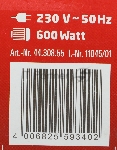 Угловая шлифовальная машина Einhell TE-AG 115/600 600Вт 12000об/мин рез.шпин.:M22.2 d=115мм (4430855), вид 21
