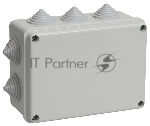 Коробка КМ41241 распаячная Iek UKO10-150-110-070-K41-44 для о/п 150х110х70 мм IP44 (RAL7035, 10 гермовводов)