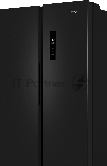 Холодильник Weissgauff WSBS 500 Inverter NoFrost Black двухкамерный 270/180л морозилка слева, No Frost, Side by Side, вид 6
