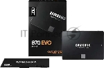Накопитель SSD Samsung 870 EVO, 1Tb, SATA III, 2.5", R/W 560/530