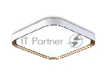Потолочный светодиодный светильник Ambrella light FZ1253 WH/GD белый/золото 18W 5000K 250*250*60 (Без ПДУ)