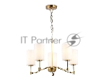 Люстра Ambrella light LH56051/5 BS/FR латунь/белый матовый E14*5 max 40W D590*950