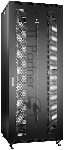 Шкаф серверный напольный Cabeus ND-05C-47U80/100-BK IP20, 47U, 2277х800х1000 мм (ВхШхГ), дверь: перфорация, боковая панель: сплошная, разборный, чёрный, вид 10