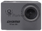 Экшн-камера Digma DiCam 180 серый