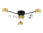 Потолочный светильник Ambrella light FL51722/4 BK/GD черный/золото GX53/4 max 12W 645*135