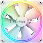 Вентилятор для корпуса Case Cooler NZXT F140 RGb Duo (140x140x25мм, 4-pin PWM, RGb, 84.75CFM, 36dBA, 1800RPM, белый)