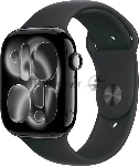 Умные часы Apple Apple Watch Series 11 GPS A3333 1.96" OLED, 4G (LTE), Wi-Fi, Bluetooth 5.3, NFC, IPX8, черный