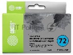 Картридж струйный Cactus CS-C9403 №72 черный матовый (130 мл.) для HP DJ T610/T620/T770/T1100/T1100MFP/T1120/T1200