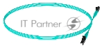 Патч-корд Panduit FZ2ELLNLNSNM001 2x50/125 OM4 LC дуплекс-LC дуплекс 1м LSZH аквамарин