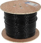 Кабель сетевой Ningbo FTP 4 пары cat5E solid 0.5мм Cu molded 305м серый outdoor стальной трос, вид 5