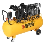 Компрессор воздушный рем. привод BCV2200/100, 2,2 кВт, 100 литров, 370 л/мин Denzel