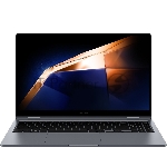Ноутбук Samsung Galaxy Book4 360 15""(1920x1080 AMOLED)/Touch/Intel Core 7 150U(1.8Ghz)/16384Mb/512PCISSDGb/noDVD/Int:Intel® Graphics/Cam/BT/WiFi/68WHr/war 1y/1.16kg/Gray/Win11Home + Eng kbd 3 pin