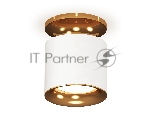 Светильник Ambrella Light XS7401122 SWH/PYG белый песок/золото желтое полированное MR16 GU5.3 (N7929, C7401, N7014)