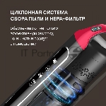 Пылесос моющий Rondell RDE-2080 черный/красный, питание от аккумулятора, 120 Вт, уборка влажная/сухая, пылесборник 0.4 л, вид 20