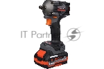 Бесщеточный ударный гайковерт Anycons AC-SD380 21В 380 Н.м (2 акк), AC-SD3802