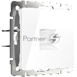 Розетка Ethernet RJ-45 cat. 6A экранированная (белый)