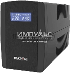 Источник бесперебойного питания Импульс ЮНИОР СМАРТ 2200, 2200/1320 ВА/Вт, LCD, USB, RJ11/RJ45, IEC-C13x6