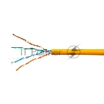 Кабель SkyNet Premium UTPнг-LSZH 4x2x0,51, низкое дымовыделение, нулевое содержание галогенов, медный, FLUKE TEST, кат.5e, однож., 305 м, box, оранжевый