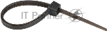 Хомут кабельный 2.5х150 нейл. черный (уп. 100 шт) EKF plc-cb-2.5x150