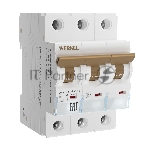 Автоматический выключатель Werkel 3P 10 A C 4,5 кА W903P104