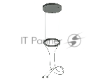 Крепеж подвесной A9205 BK черный D120*1200mm