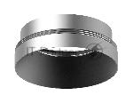 Насадка для корпуса светильника N7033 MCH хром матовый D70*H27mm Out10mm MR16